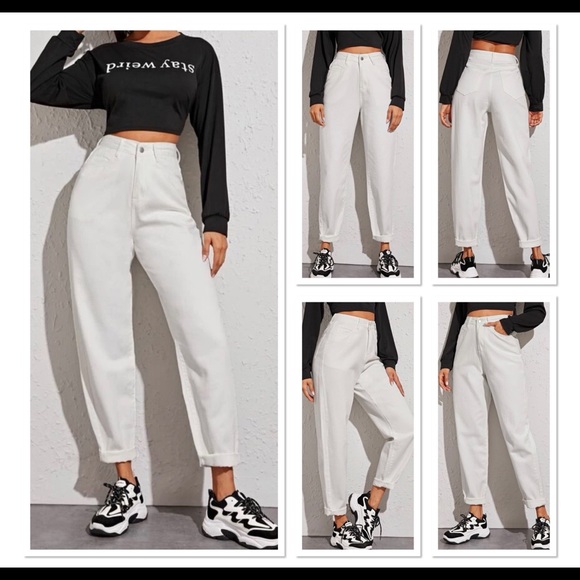 SHEIN Denim - Shein High Waist Mom Jeans. Size XS (2)